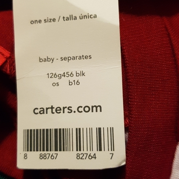 Carter's Halloween baby bib reversible, NEW - Picture 4 of 4